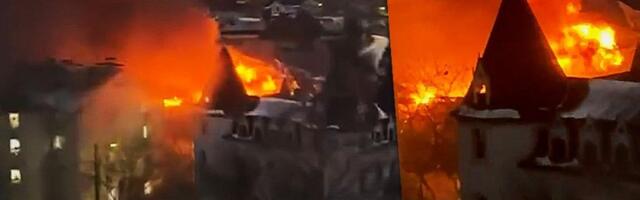 Kijev pod plamenom - Rusija žestoko udarila na ukrajinsku prestonicu (VIDEO)
