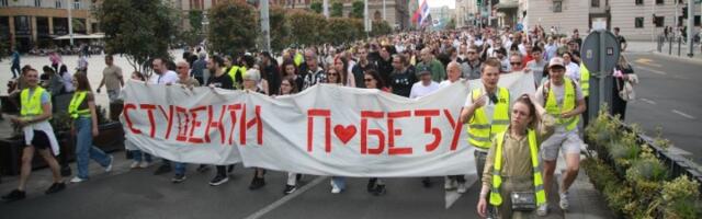 Studenti poručili sa protesta: "Vlast se plaši izbora, promene dolaze"