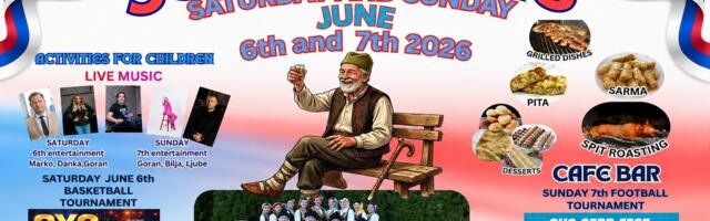 Serbian Days 2026 okuplja srpsku zajednicu u Rokfordu uz muziku, folklor i sport