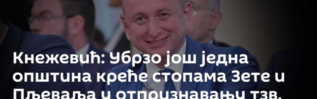 Кнежевић: Убрзо још једна општина креће стопама Зете и Пљеваља у отпризнавању тзв. Косова