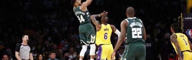 Čemu da se nadaju Lejkersi kad Janis podivlja? Lebron slabo čuvao i video 44 poena Adetokunba (VIDEO)