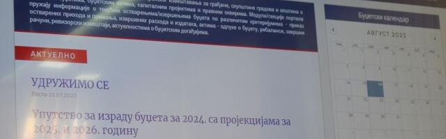 Vranje dobija javni budžetski portal