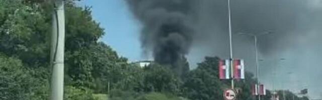 Veliki požar kod Veterinarskog fakulteta (FOTO i VIDEO)