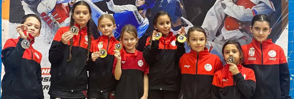 Pioniri Tekvondo akademije Kragujevac osvojili OSAM medalja u Zemunu