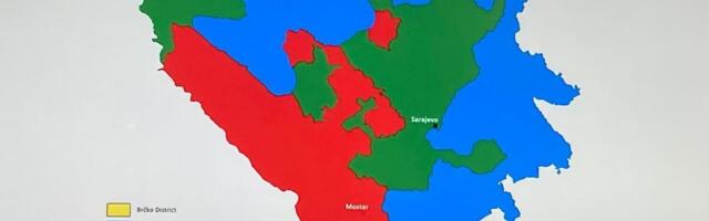 HRVATSKA PODELILA BiH - OVO CRVENO NA MAPI JE TREĆI ENTITET 'CROAT REPUBLIC'! Sarajevo besno: "ZAMISLITE DA JE TA BUDALAŠTINA PISANA U BEOGRADU!?" (VIDEO)