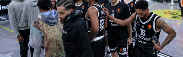 Novi crni negativni rekord Partizana: Ovo im se nikada nije desilo u Evroligi