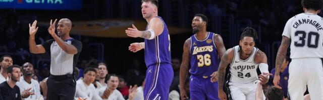 Dončić vodio Lejkerse do pobede, zbog svađe sa sudijama mu preti suspenzija (VIDEO)