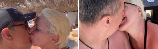 Maja Nikolić uslikana sa dečkom na plaži, ne mogu da se obuzdaju: Pali vreli poljupci, a njen dekolte PUCA