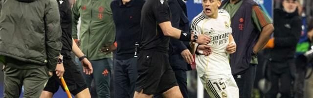 Haos posle spektakla u Minhenu i crveni za najagresivnijeg: Fudbaleri Reala nasrnuli na sudiju! /VIDEO/