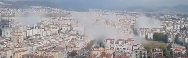 VIDEO: Snažan zemljotres pogodio Tursku i Grčku, u Izmiru srušene zgrade