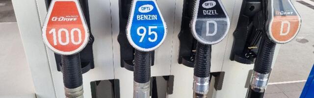 Benzin i dizel skuplji za po dva dinara