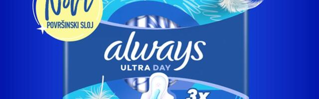 Brend Always predstavlja nove, unapređene Always Ultra uloške – mekše nego ikada ranije
