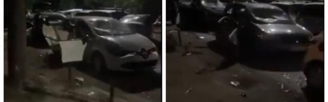 Potpuno RAZLUPANA vozila bez tablica u Novom Sadu (VIDEO)