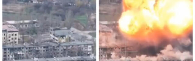ARTILJERIJA RASPALILA ŽESTOKU VATRU, RAZARA SVE PRED SOBOM! Strašna bitka se vodi u Ukrajini (VIDEO)