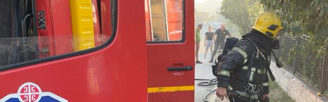 U Užicu se zapalio automobil u pokretu, na sreću nema povređenih