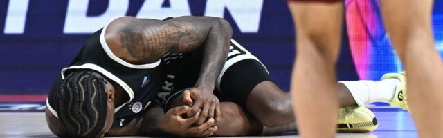 Partizan jeste pobedio Bosnu, ali će Penjaroju, ipak, boleti glava: Šejk Milton se ponovo povredio! /VIDEO/