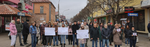 Još jedan protest u Svrljigu, okupljeni istrajni do ispunjenja zahteva studenata