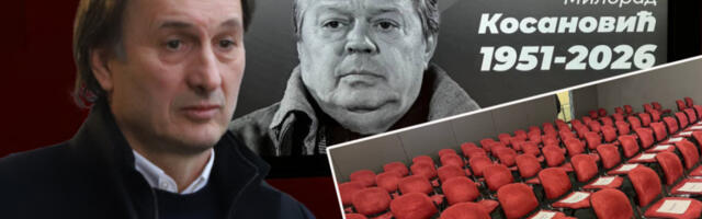 POTRESNA SCENA! NIJE ME SRAMOTA ŠTO PLAČEM: Emotivan govor Miroslava Tanjge na komemoraciji Miloradu Kosanoviću