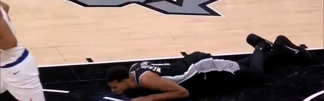 Novi potres u NBA ligi: Viktor Vembanjama se ponovo povredio!