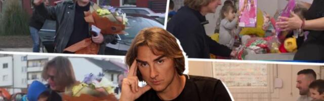 Nakon što je porodici Lukić izgradio kuću iz snova, Željko Mitrović doneo im novogodišnje poklone i pola miliona dinara!
