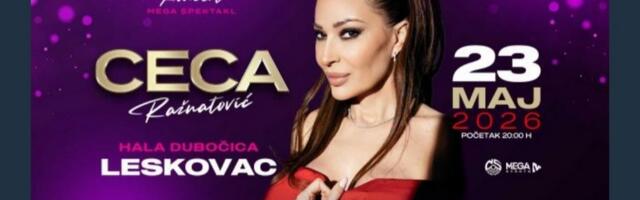 Ceca Ražnatović u Leskovcu 23. maja, karte već u prodaji