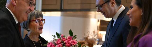 Вучић угостио председника Швајцарске на свечаној вечери