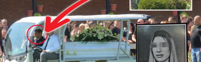 "ČEDO MOJE, KAKO ĆEMO BEZ TEBE"! Deka nastradale Tijane nije mogao da stoji na nogama! ODVEZLI GA DO UNUKINOG GROBA! (FOTO, VIDEO)