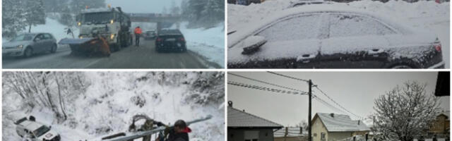 SNEG JE OKOVAO OVAJ DEO SRBIJE Ekipe zimske službe na terenu od ranog jutra, upućen javni apel (VIDEO)