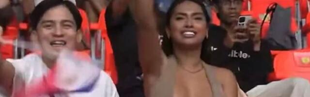 Delirijum na tribinama se pretvorio u "18+ šou": Navijačica skakala od sreće, a onda je iz dekoltea ispala...