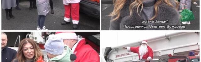 Novogodišnji paketići mališanima voždovačkih vatrogasaca! Jakšić: Ovo je mali doprinos njihovoj posvećenosti i požrtvovanosti