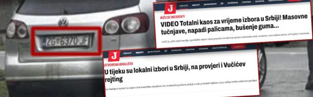 HRVATI STIGLI U POMOĆ BLOKADERIMA! Pružaju im svaku moguću podršku, od logistike do medija: Zagrebačke tablice "okupirale" Kulu, rade sve da SRUŠE SRBIJU