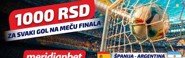 NEKA PRŠTE GOLOVI U FINALU: Igraj na Argentinu ili Španiju i uzmi 1.000 dinara za svaki pogodak!