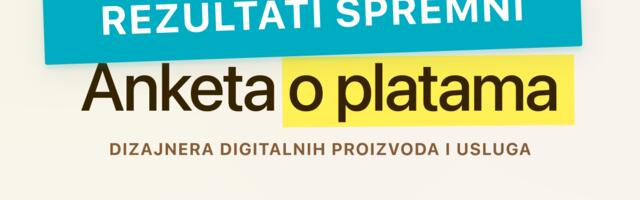 Predstavljamo rezultate ankete o platama dizajnera digitalnih proizvoda i usluga u Srbiji