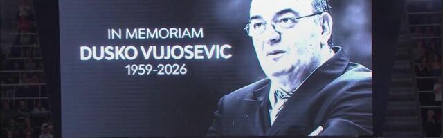 Održan minut ćutanja za Duleta Vujoševića pred meč Asvel - Zvezda