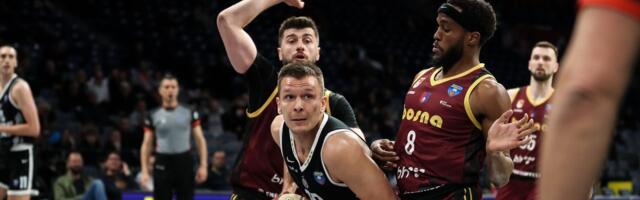 Evo gde možete da gledate uživo TV prenos prvog meča Partizana i Bosne u četvrtfinalu ABA lige