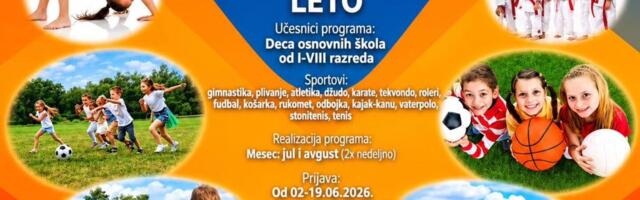 Počele prijave za besplatnu letnju školu sporta za najmlađe u Nišu