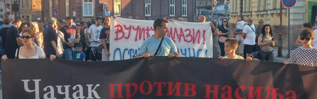 Sutra četvrti protest “Čačak protiv nasilja“, poznati i govornici