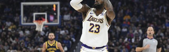 LEBRON OBORIO REKORD KARIJERE! Tripl-dabl Dončića, Kari trpao bez milosti!