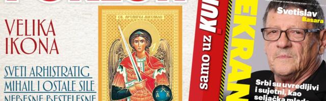 OBELEŽAVAMO ARANĐELOVDAN! U PETAK, 21. NOVEMBRA, DVA POKLONA U KURIRU: Ikona sa zlatotiskom i dodatak TV Ekran