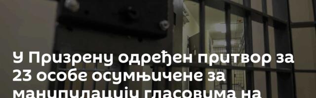 У Призрену одређен притвор за 23 особе осумњичене за манипулацију гласовима на изборима 28. децембра