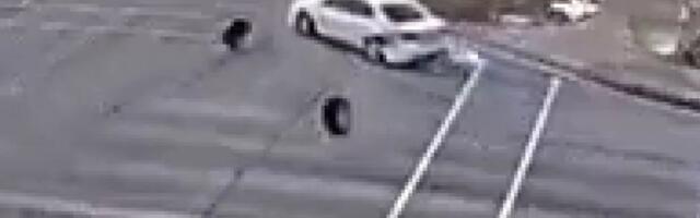 Udaren sa dva odbegla točka uprkos svim naporima da ih izbegne