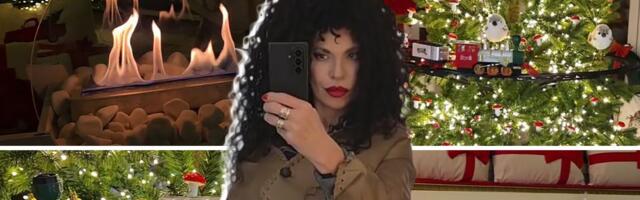 Nećete ni trepnuti dok budete gledali novogodišnju dekoraciju u stanu Lidije Vukićević - kadrovi su BAJKA!