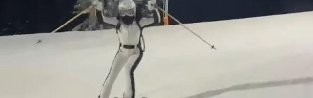 Snimak Jovane Jeremić sa planine zapalio mreže! Voditeljka noću juri po stazi: "Snaga planinske lavine"