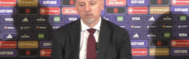 Saša Obradović za kraj Evrolige više puta poručio: Nisam razočaran, ne može niko da bude! /VIDEO/