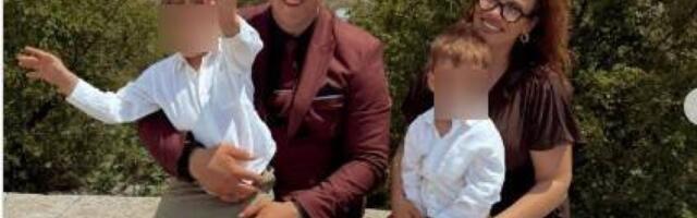 Pomirili se Kristina Spalević i Kristijan Golubović: Kristili decu pod Ostrogom (FOTO)