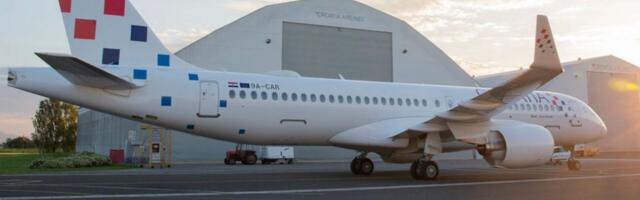 Croatia Airlines preuzela još jedan Airbus A220-300: U Zagreb stigao avion „Šibenik“
