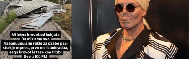 STRAVIČNO NEVREME UNIŠTILO KUĆU BOKIJA 13: Snimak ledi krv u žilama, potresni snimci iz Skoplja! (VIDEO)