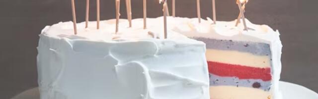Sladoled torta u tri nijanse