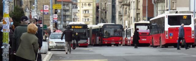 Sindikat GSP centar: MUP naložio da se u potpunosti obustavi javni prevoz u Beogradu