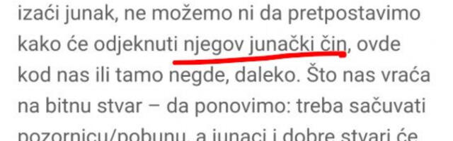 "JEL TO ILIĆ NAJAVLJUJE ATENTAT?" Piper: Šta to pritiva ideolog blokadera?